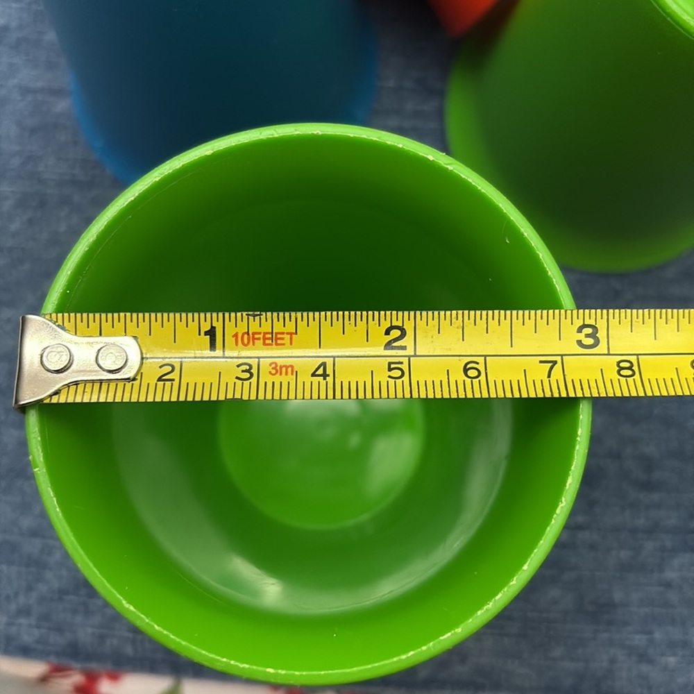 Tupperware Colorful Stackable Hard Plastic Cups - Picture 11 of 11